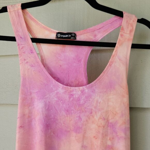 Popular 21 Buttery Soft Bodycon Tie Die Dress - Picture 3 of 4